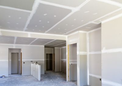 Ceiling Drywall in Progress